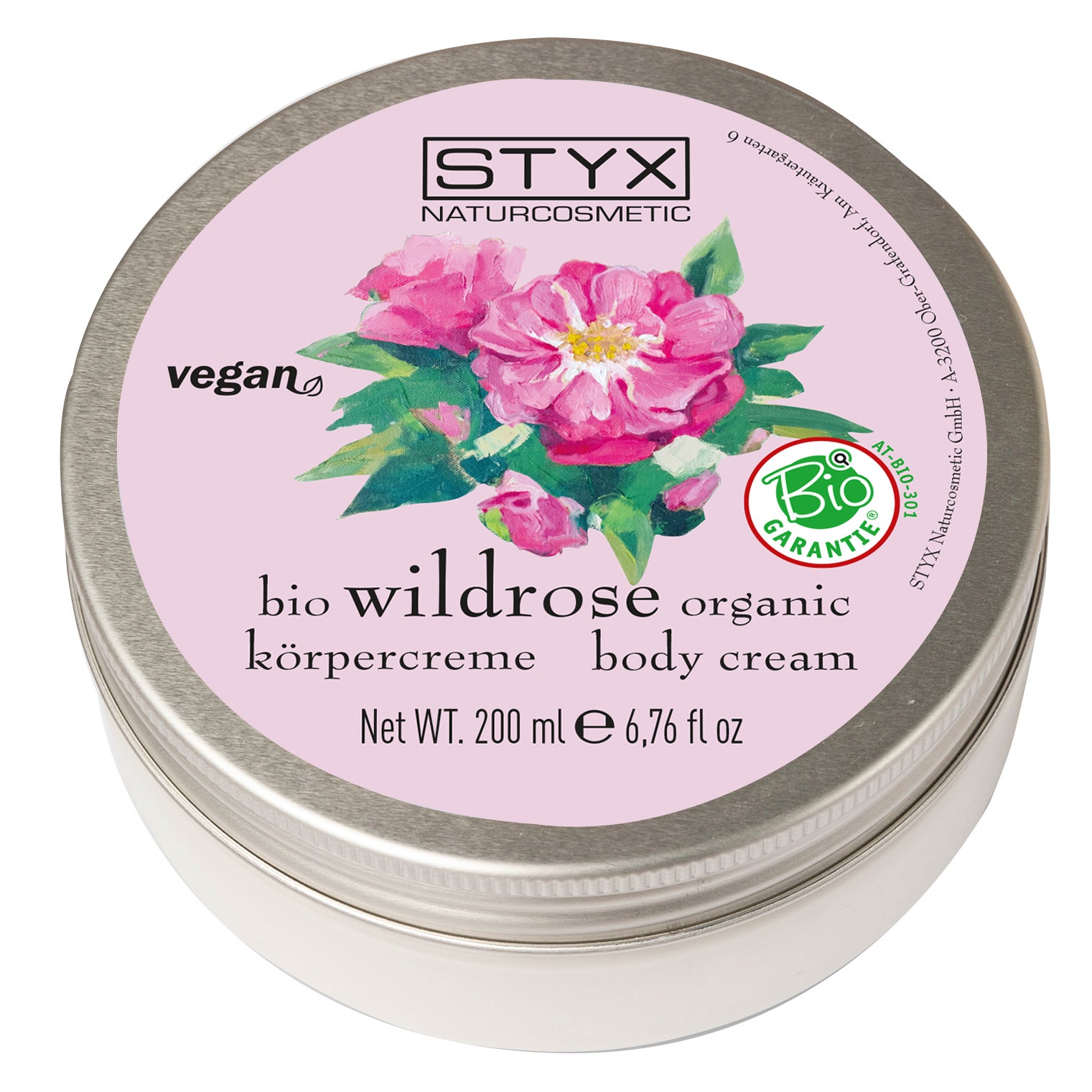 BIO Wildrose Körpercreme