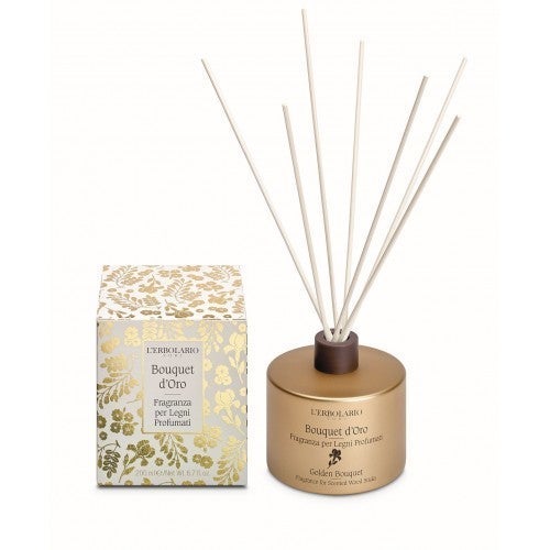 lerbolario-bouquet-d-oro-raumduft-mit-holzstaebchen-200ml-2 BOUQUET D'ORO Raumduft mit Holzstäbchen