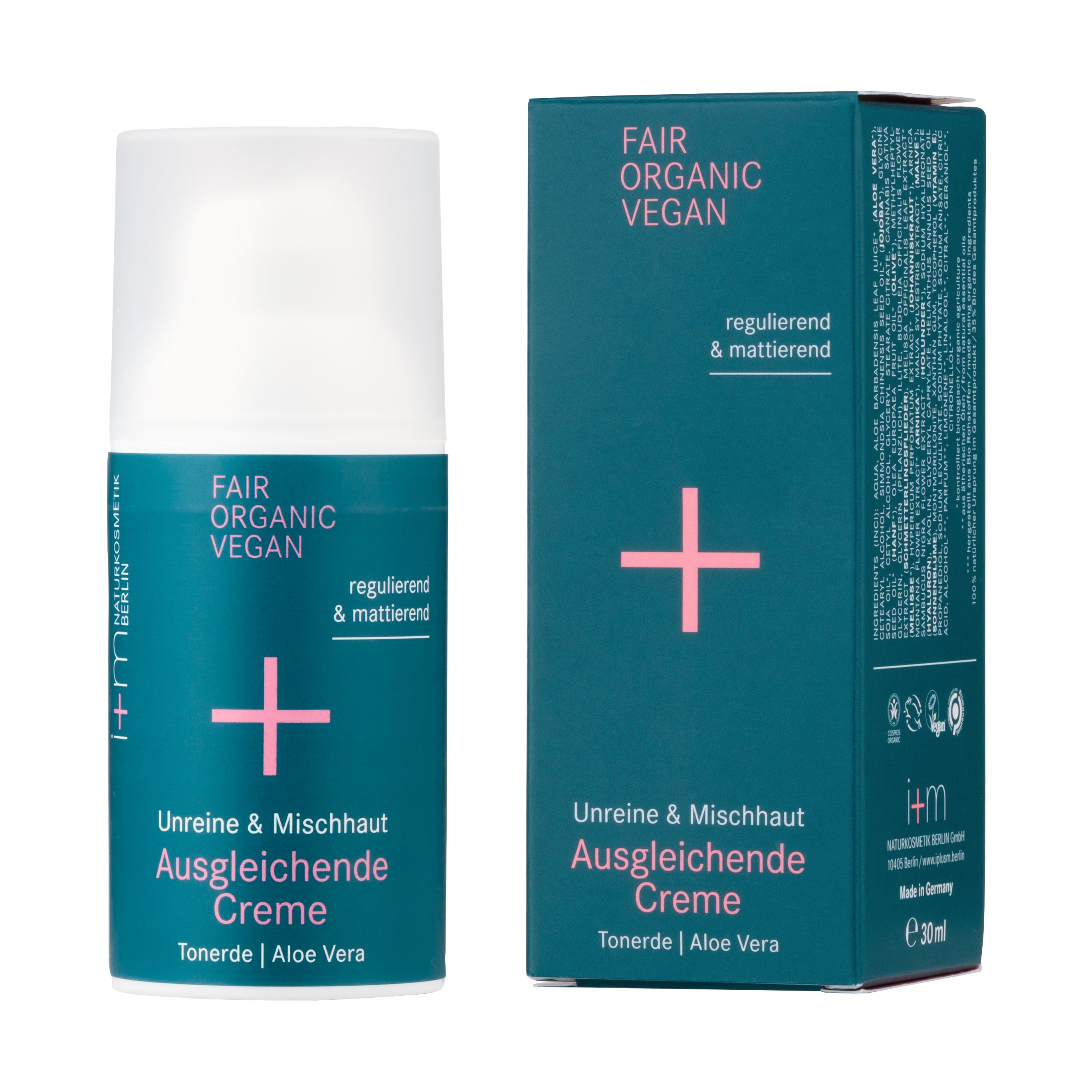 Ausgleichende Creme für Unreine und Mischhaut