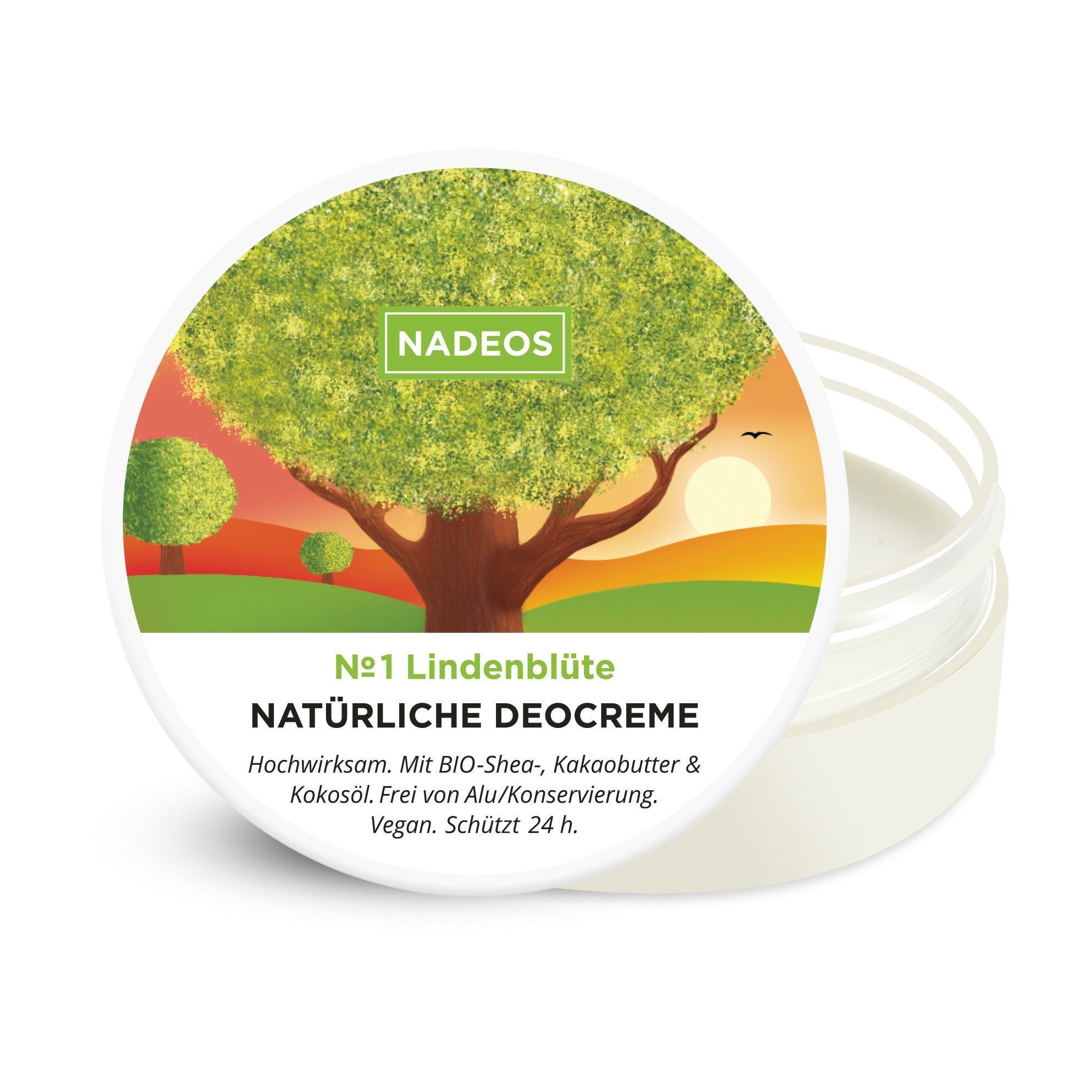 Crème déodorante naturelle au tilleul
