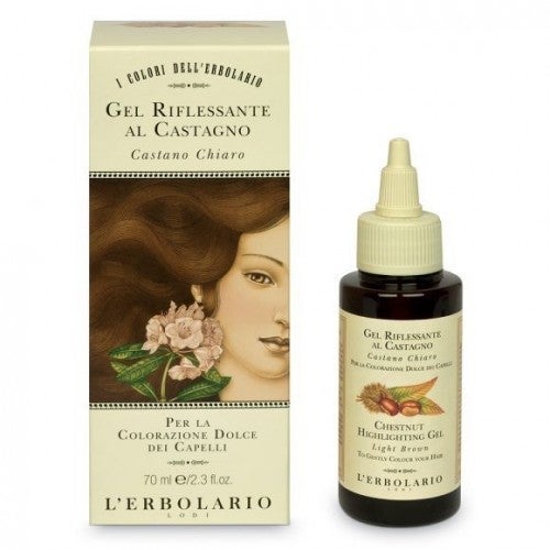 Gel colorante per capelli con castano chiaro