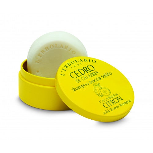 Shampooing/douche solide Calabrian Citron en boîte