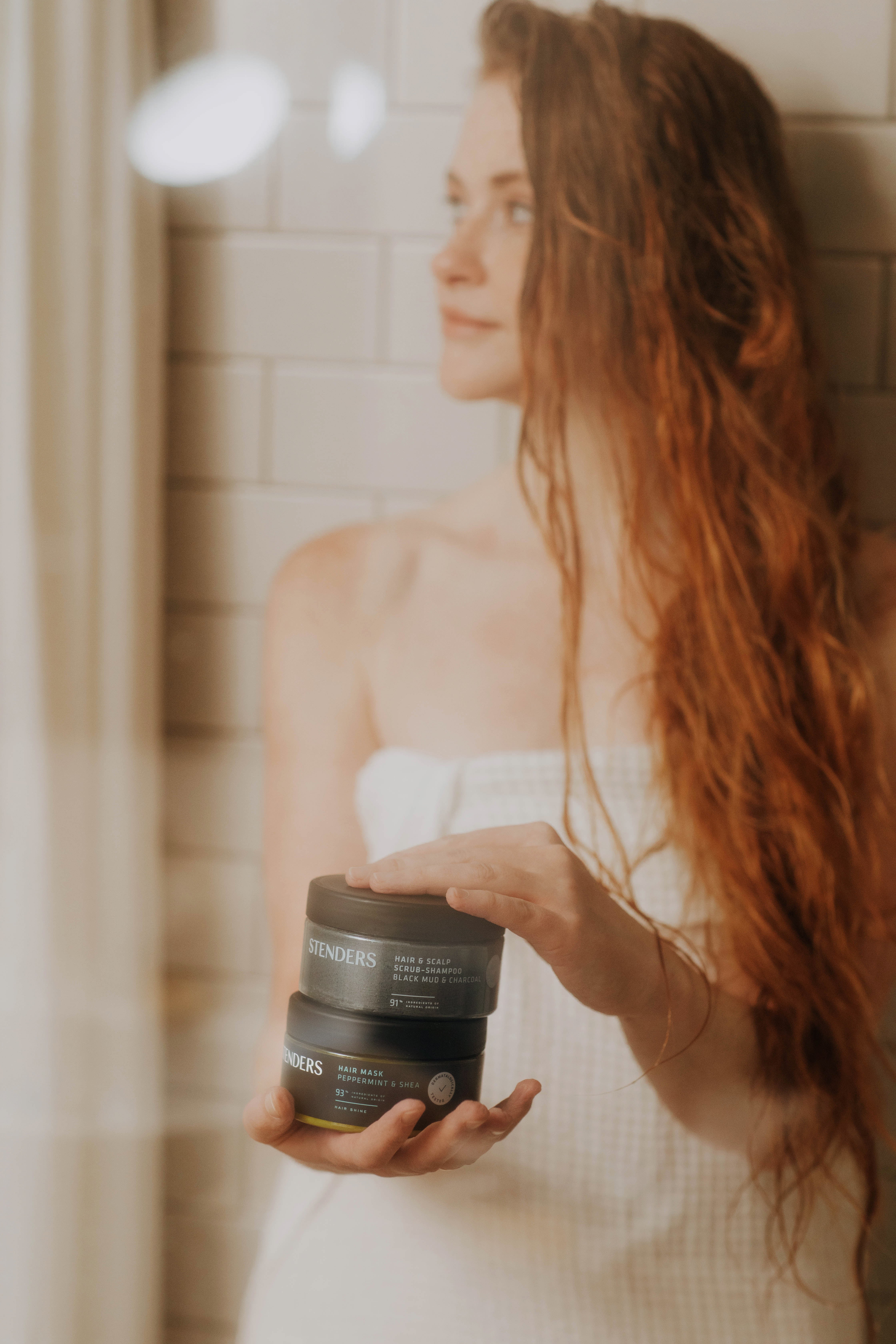 Haar & Kopfhaut Peeling-Shampoo Pfefferminze & Sheabutter