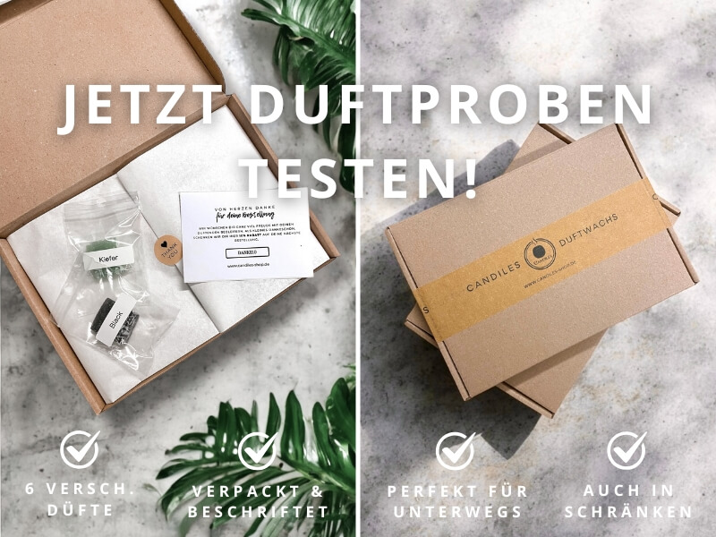 Candiles Duftwachs Duftproben individuell zusammenstellen