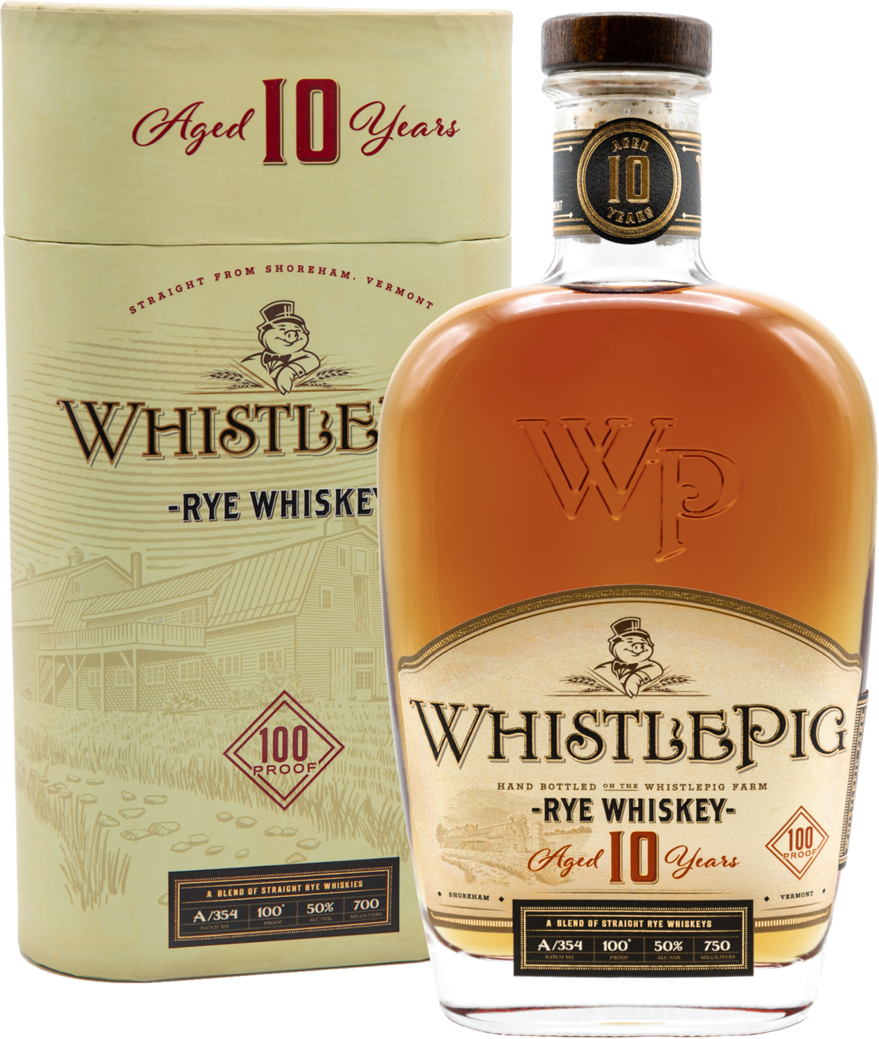Rye Whiskey Whistlepig 10 Years Old