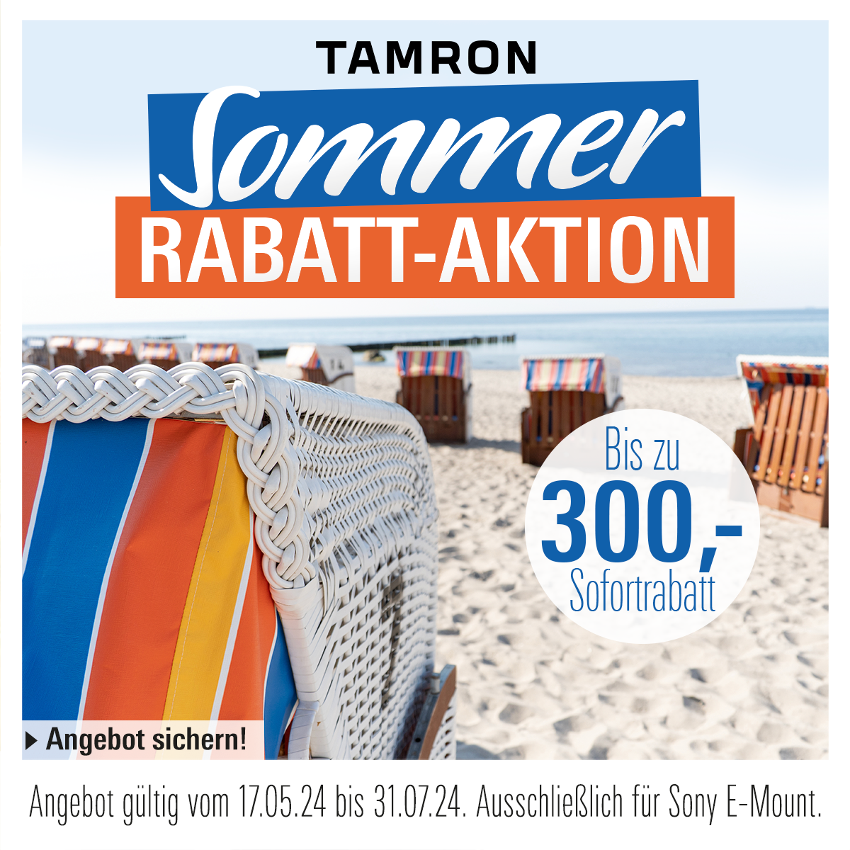 Tamron Sommer Rabatt-Aktion