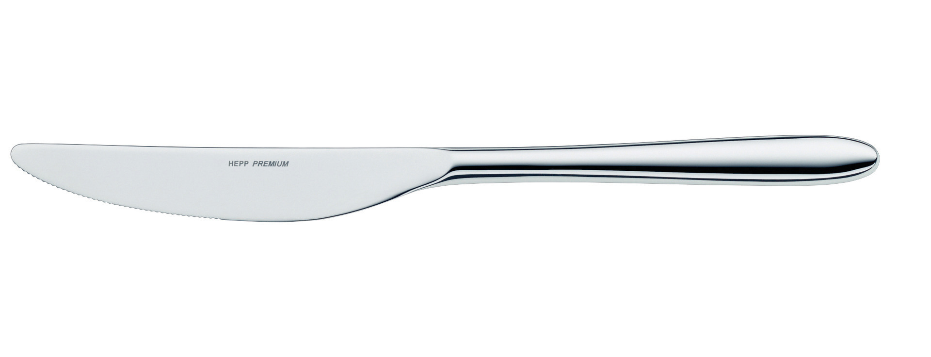 Menümesser Monoblock 236 mm versilbert