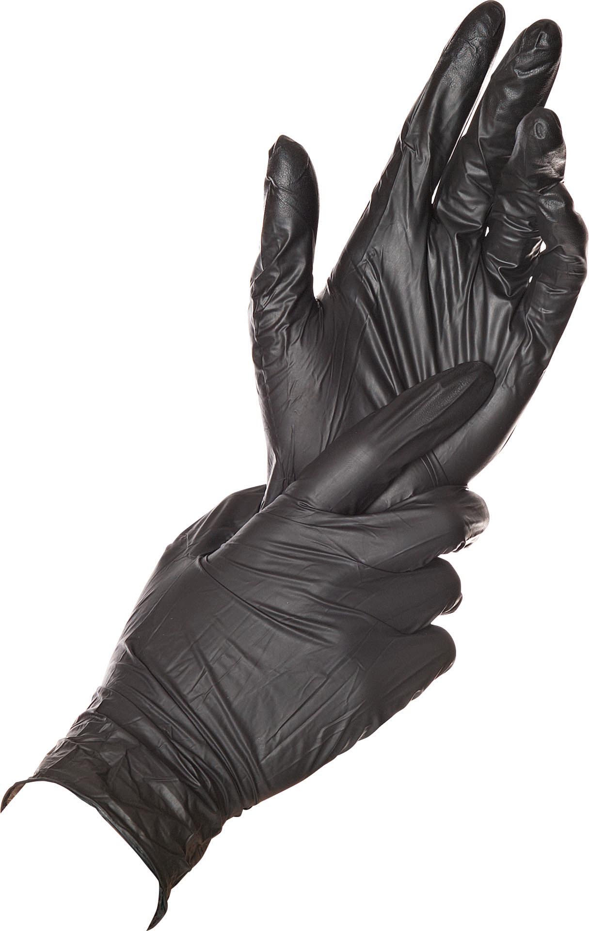 Handschuhe Latex "Diablo" Gr M, schwar 100er Pack  S.399
