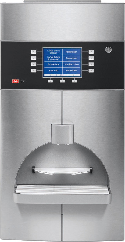 Kaffeevollautomat cup II 2M 2-Mühlen-Gerät bis zu 200 Tassen/h