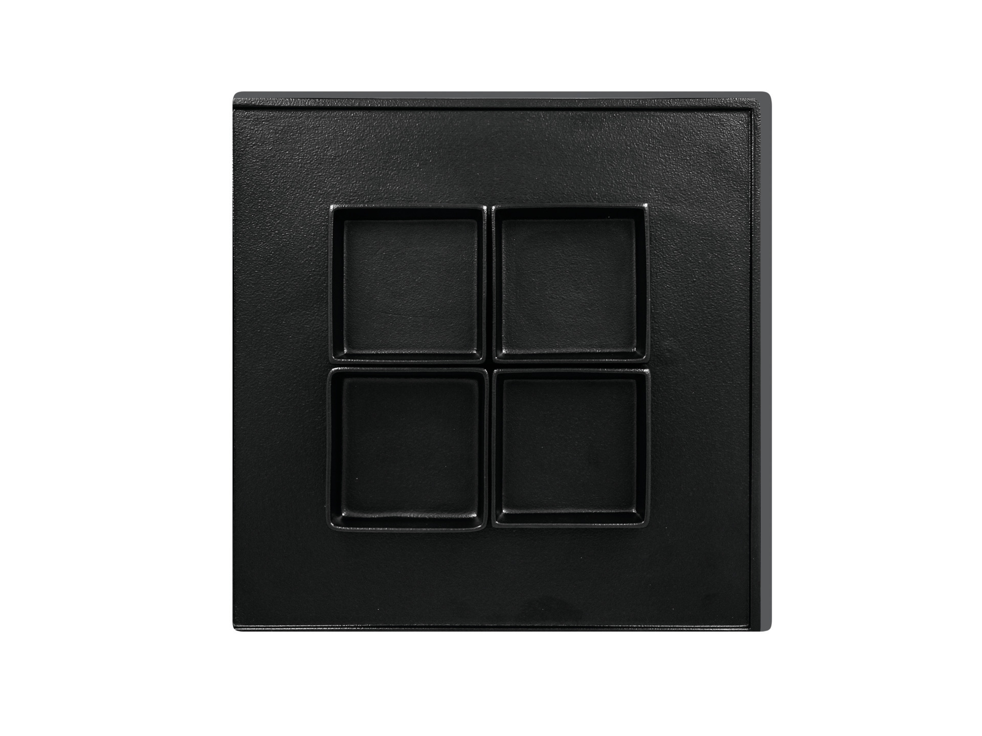 Platte quadratisch Amai 300 x 300 mm schwarz