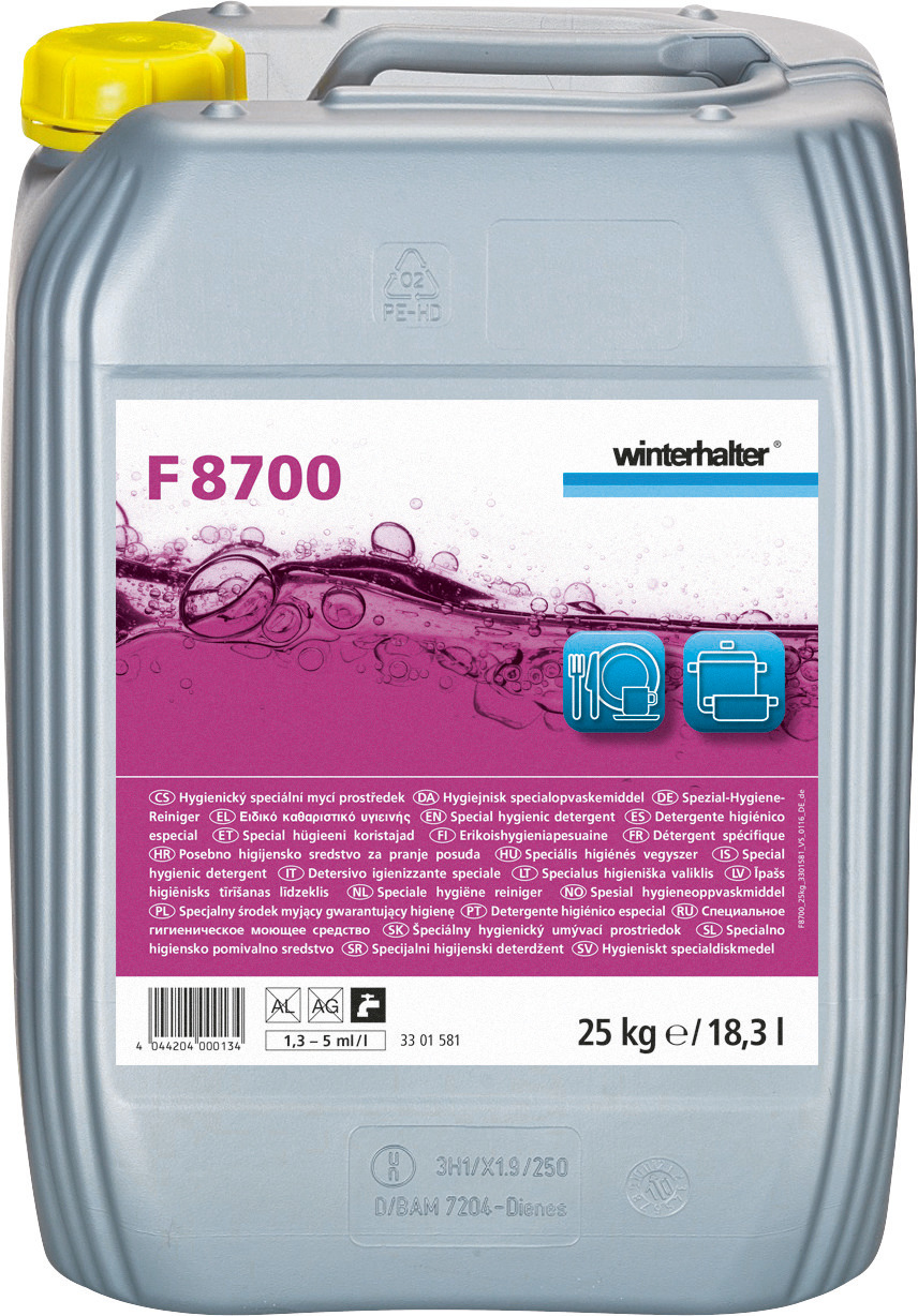 Spezial-Hygiene-Reiniger F 8700 / 25,00 kg Kanister
