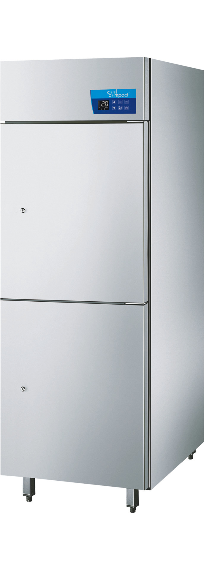 Umluft-Kühlschrank mit 2 Türen /  20 x GN 2/1 / zentralgekühlt
