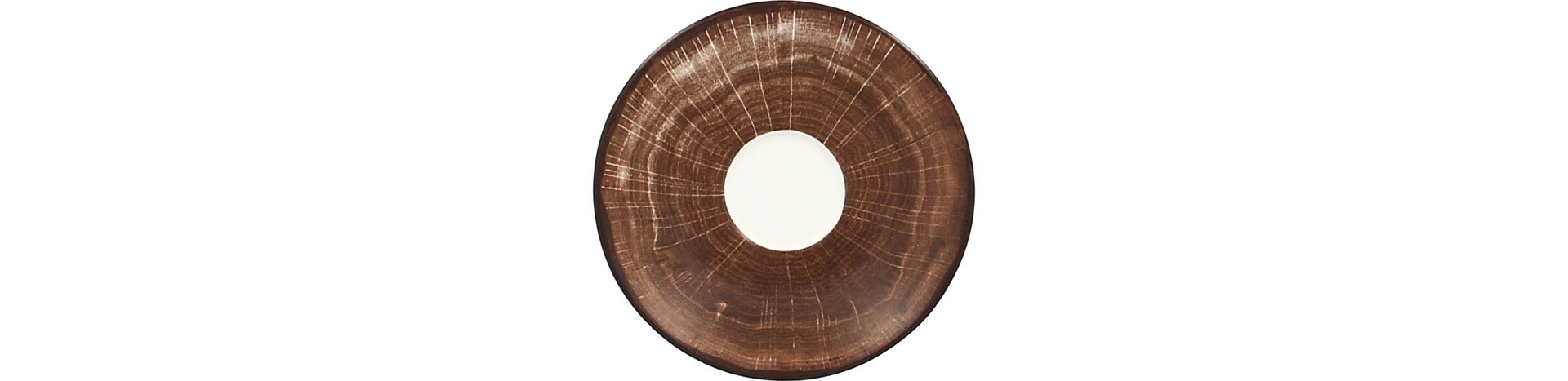 Espresso-Untertasse 130 mm oak-brown für Espressotasse CLCU09 Woodart