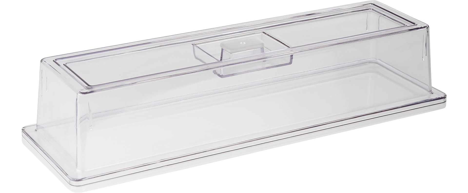 Abdeckhaube GN 2/4 530 x 162 x 105 mm Polycarbonat