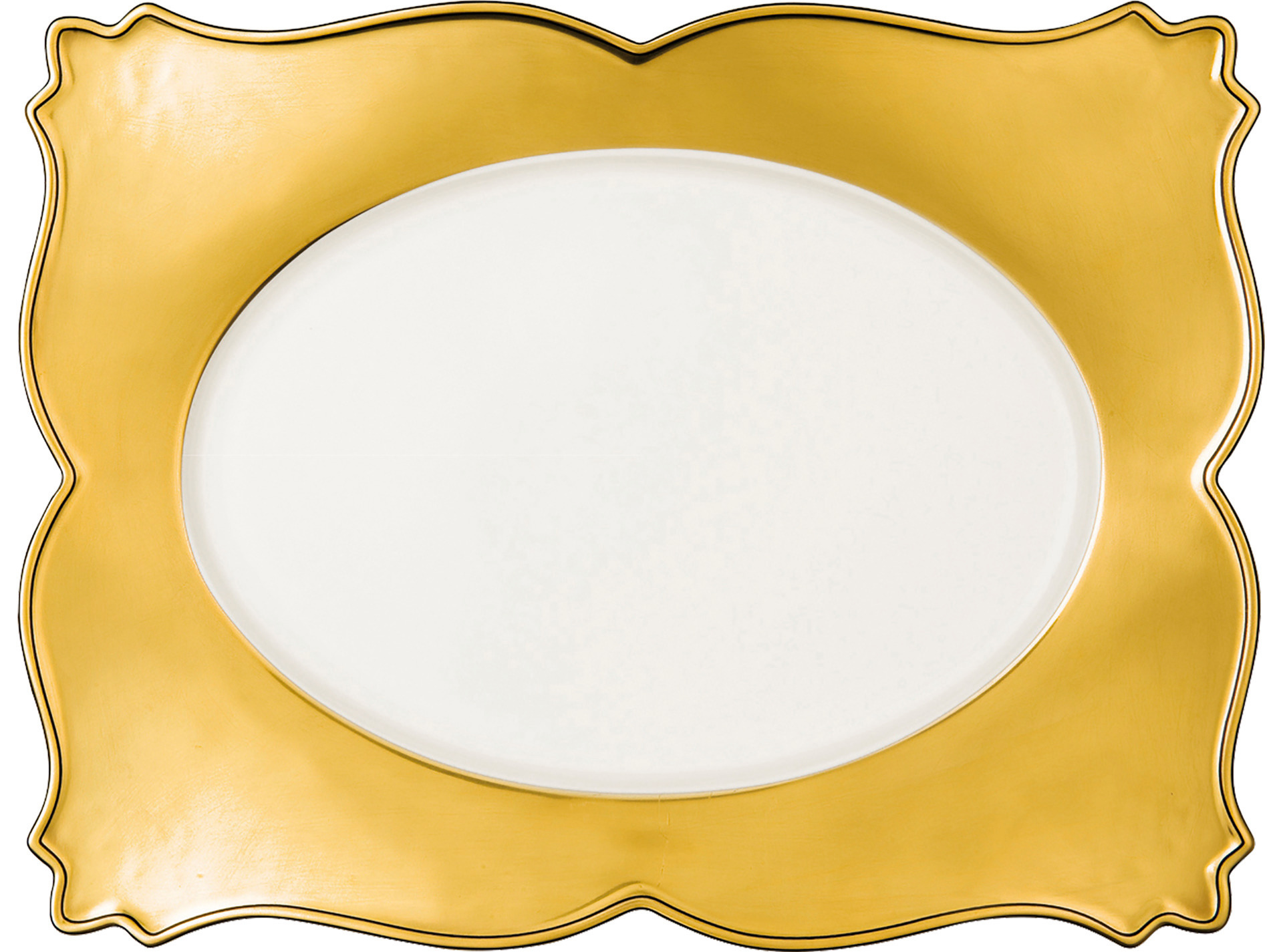 Platte rechteckig King Golden 420 x 325 mm crème Golden Ultra