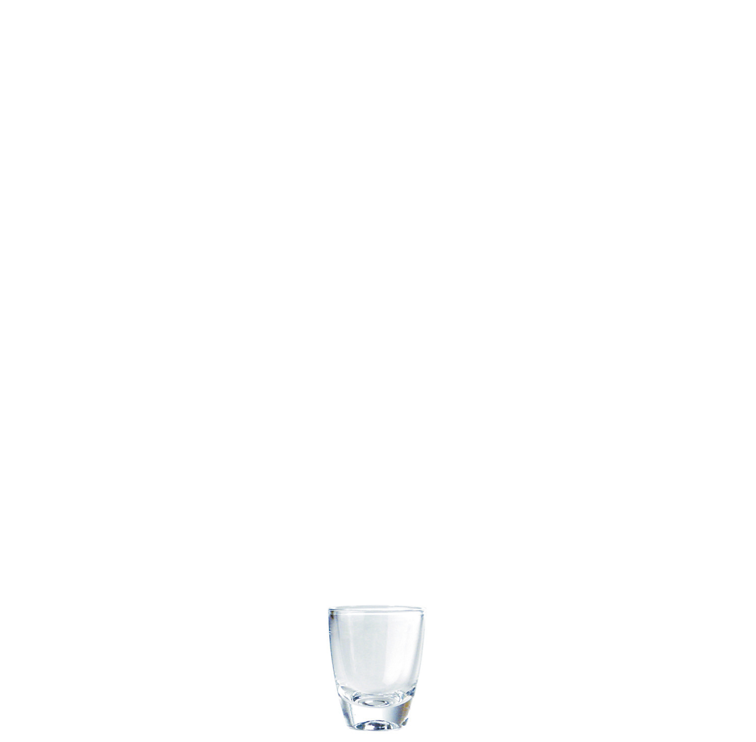 Schnapsglas "12" 42 mm / 0,04 l transparent