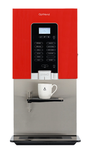 Kaffeevollautomat 5,10 l /  OptiVend 11 TL NG / rot