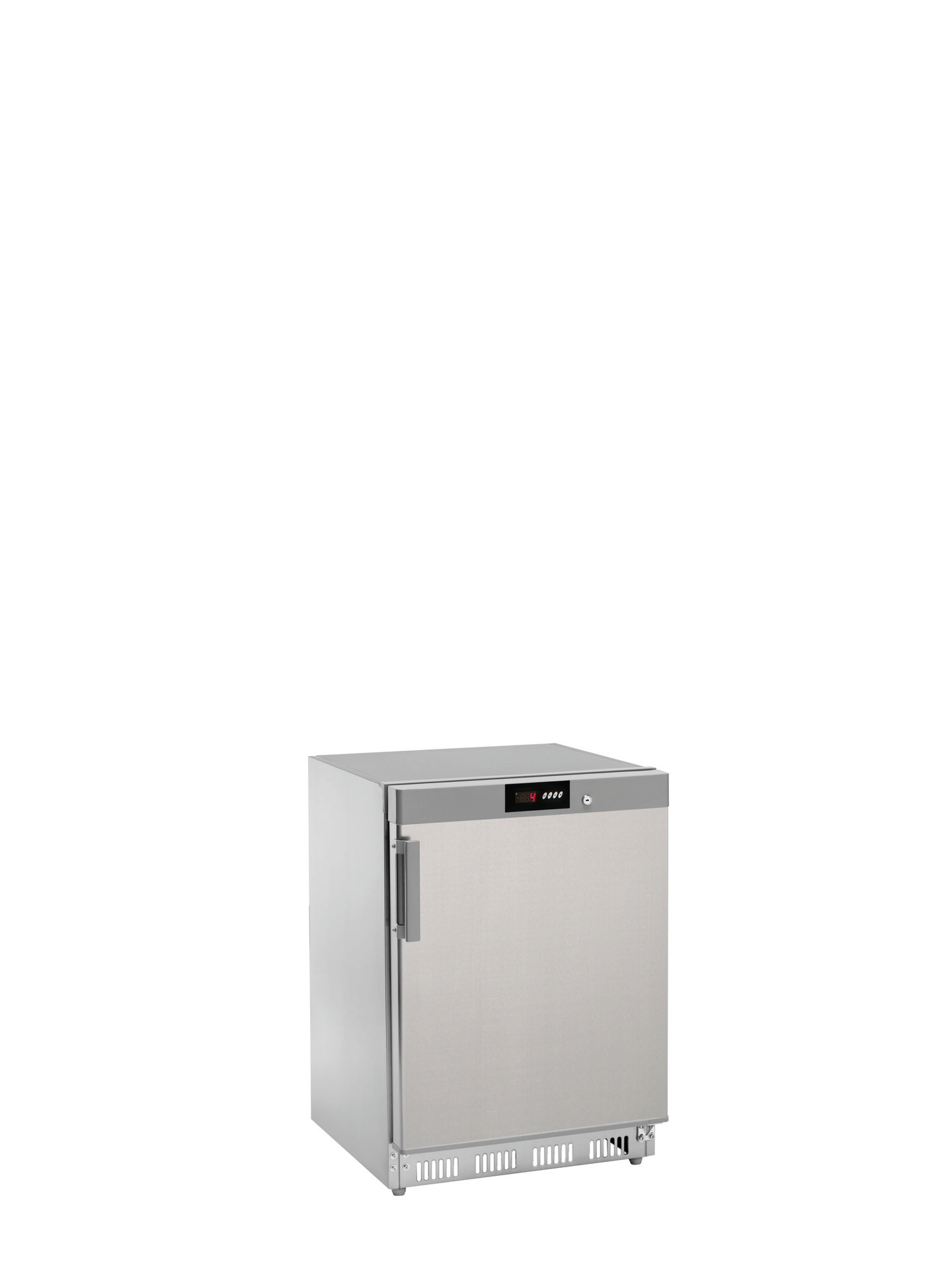 Kühlschrank Edelstahl 140 l 600 x 600 x 855 mm