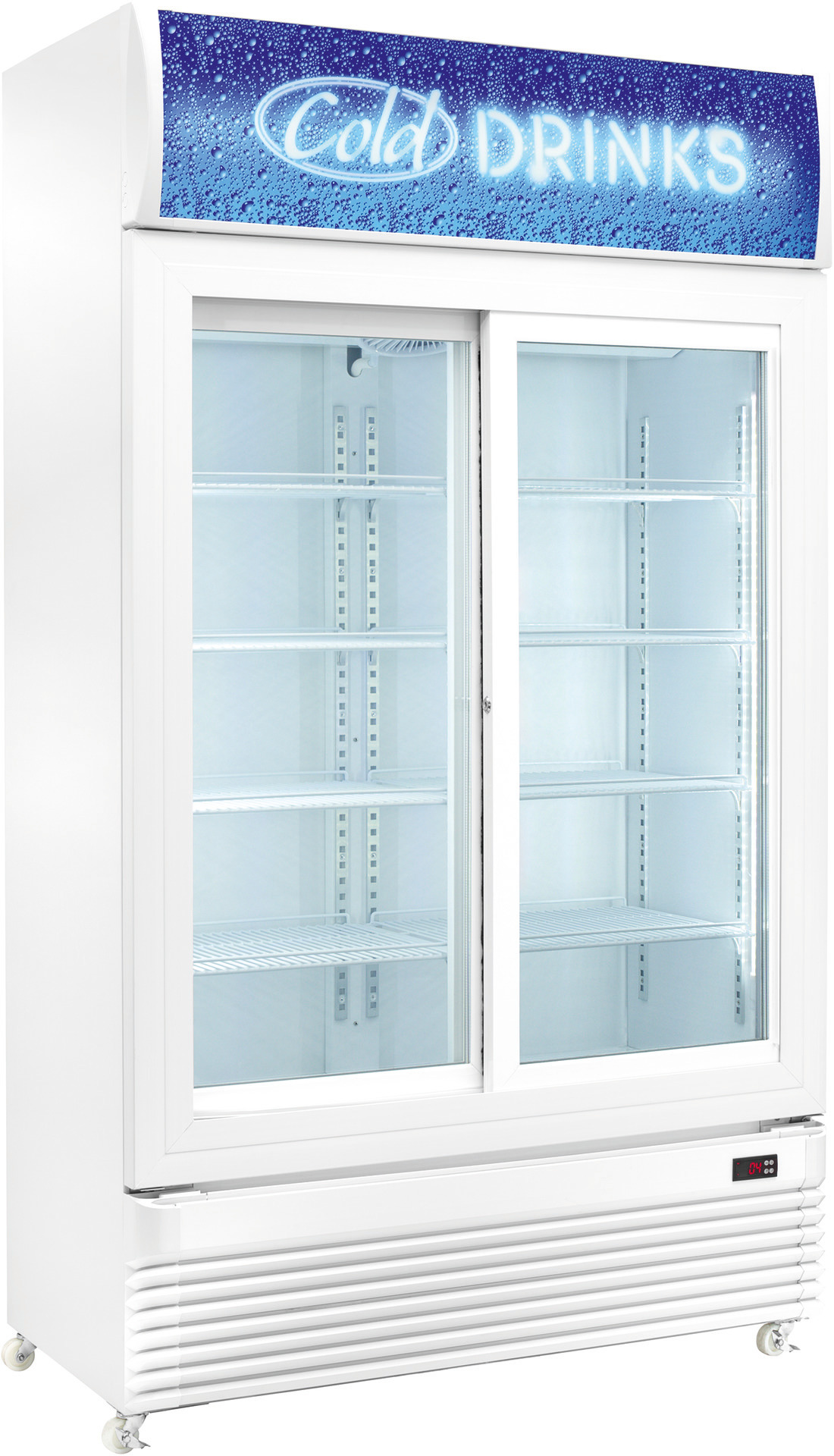 Flaschenkühlschrank Glas-Schiebetüren 750 l