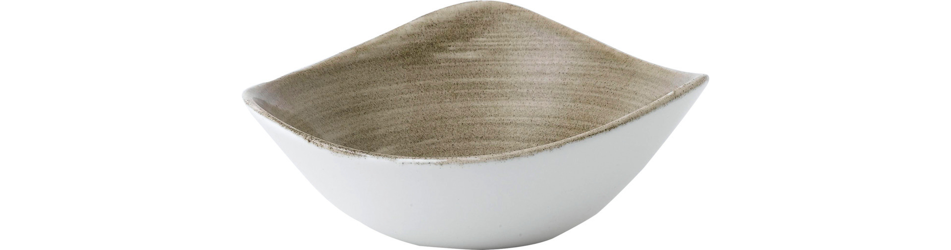 Bowl Lotus dreieckig 185 mm / 0,37 l Antique Taupe