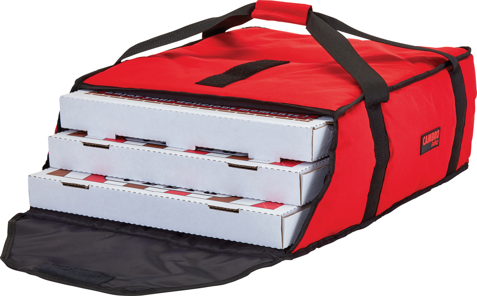 Pizza-Transporttasche, GoBag, rot, für 2 x 457 mm Pizza-Boxen VPE 4 Stk