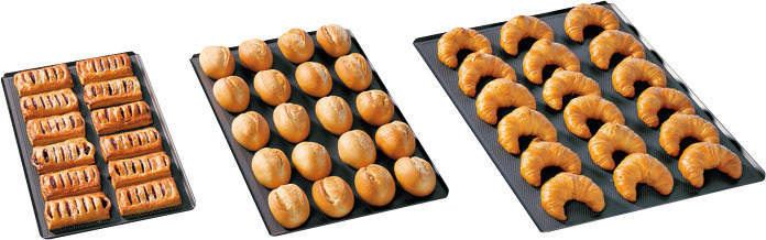 Backblech Bäckernorm gelocht / 600 x 400 mm / TriLax
