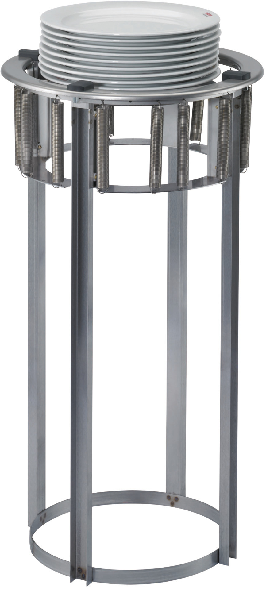 Teller-Einbauspender unbeheizt für 50  Teller 160 - 208 mm Einbautiefe 760 mm