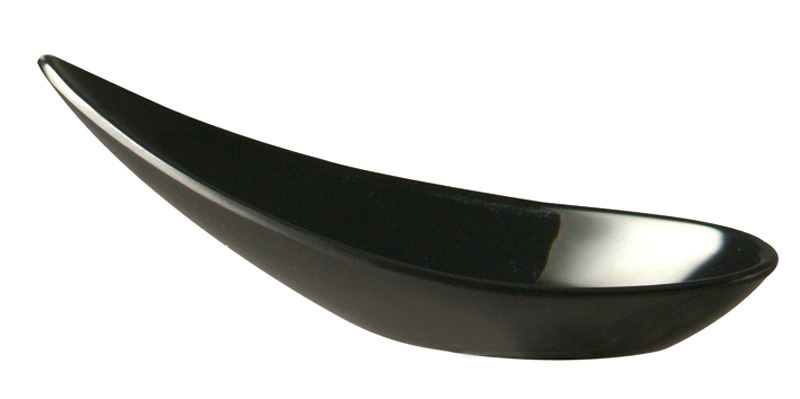 Fingerfood-Löffel 110 x 45 x 40 mm schwarz