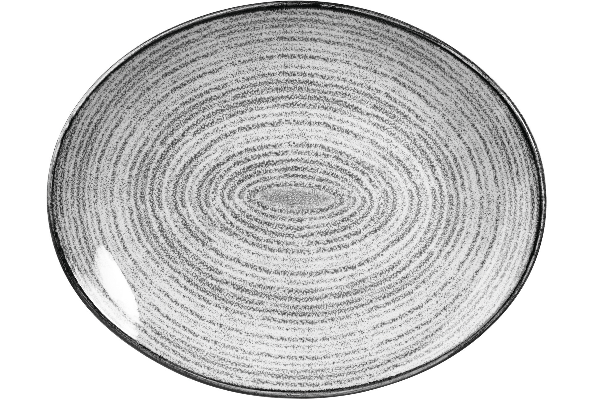Coupeteller Orbit oval 317 x 255 mm Stone Grey