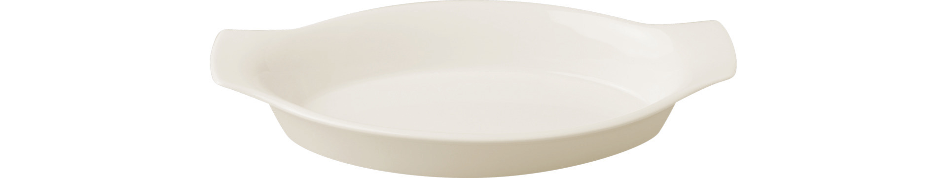 Schale oval mit Griffen 240 x 130 mm / 0,33 l crème