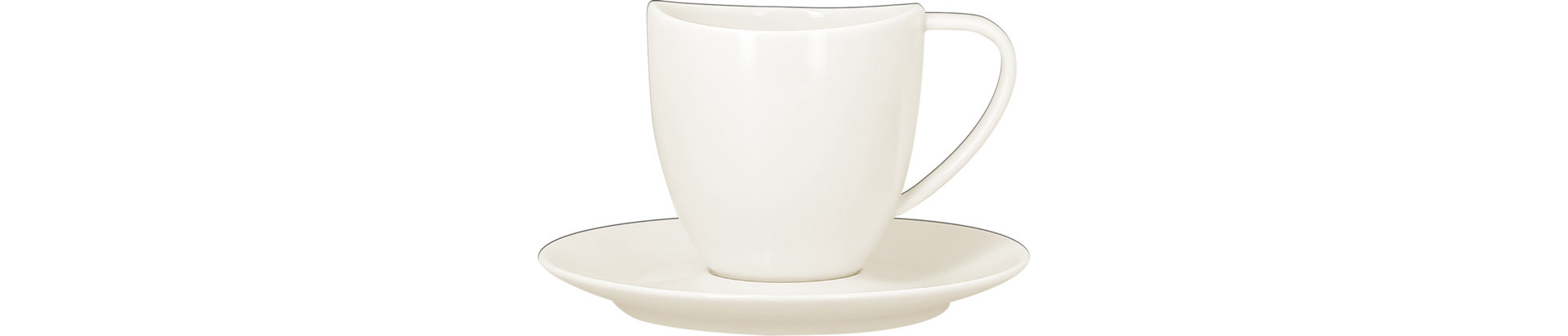 Kaffeetasse swirls 0,23 l plain-white