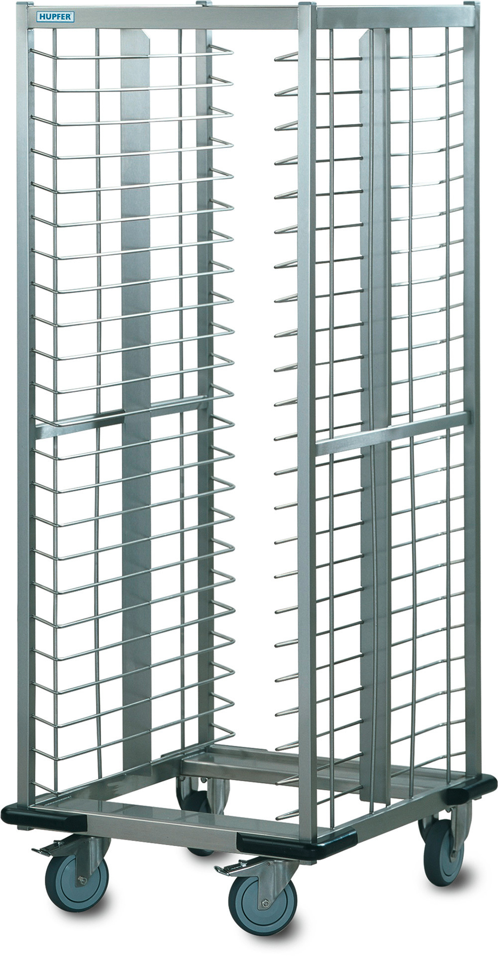 Kältespeicherplatten-Transportwagen für 46 x GN 1/1 Quereinschub Edelstahl