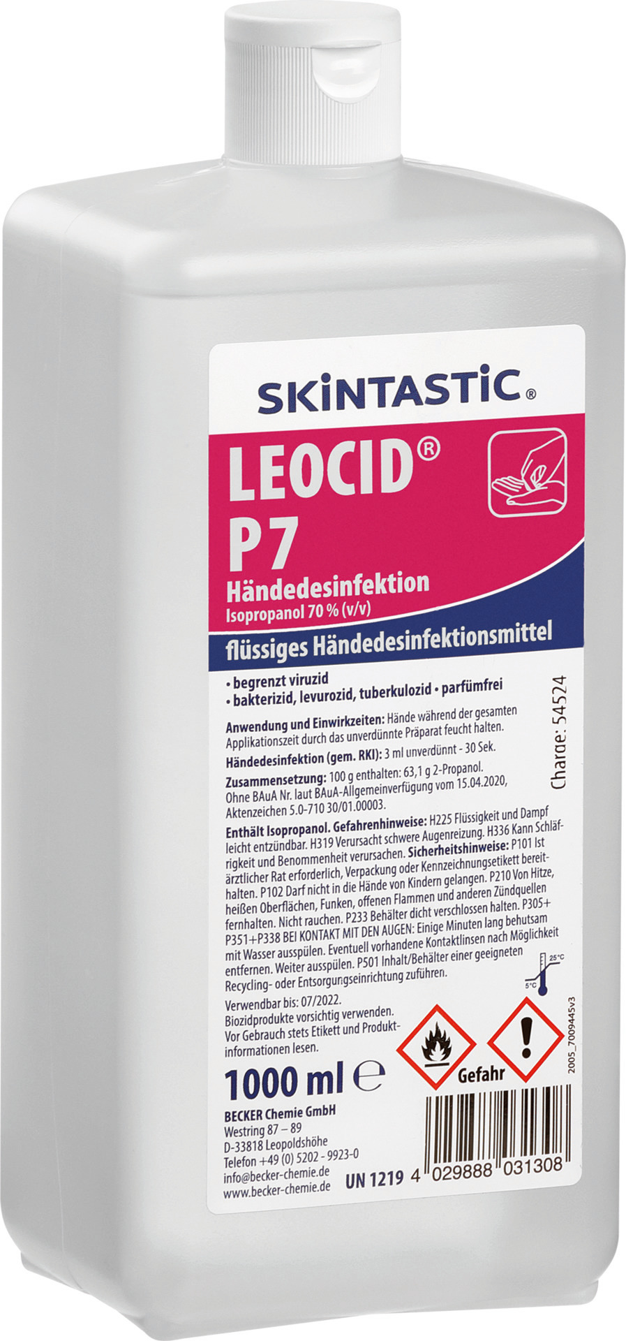 Desinfektionsmittel 12 x 1,00 l  LEOCID P7