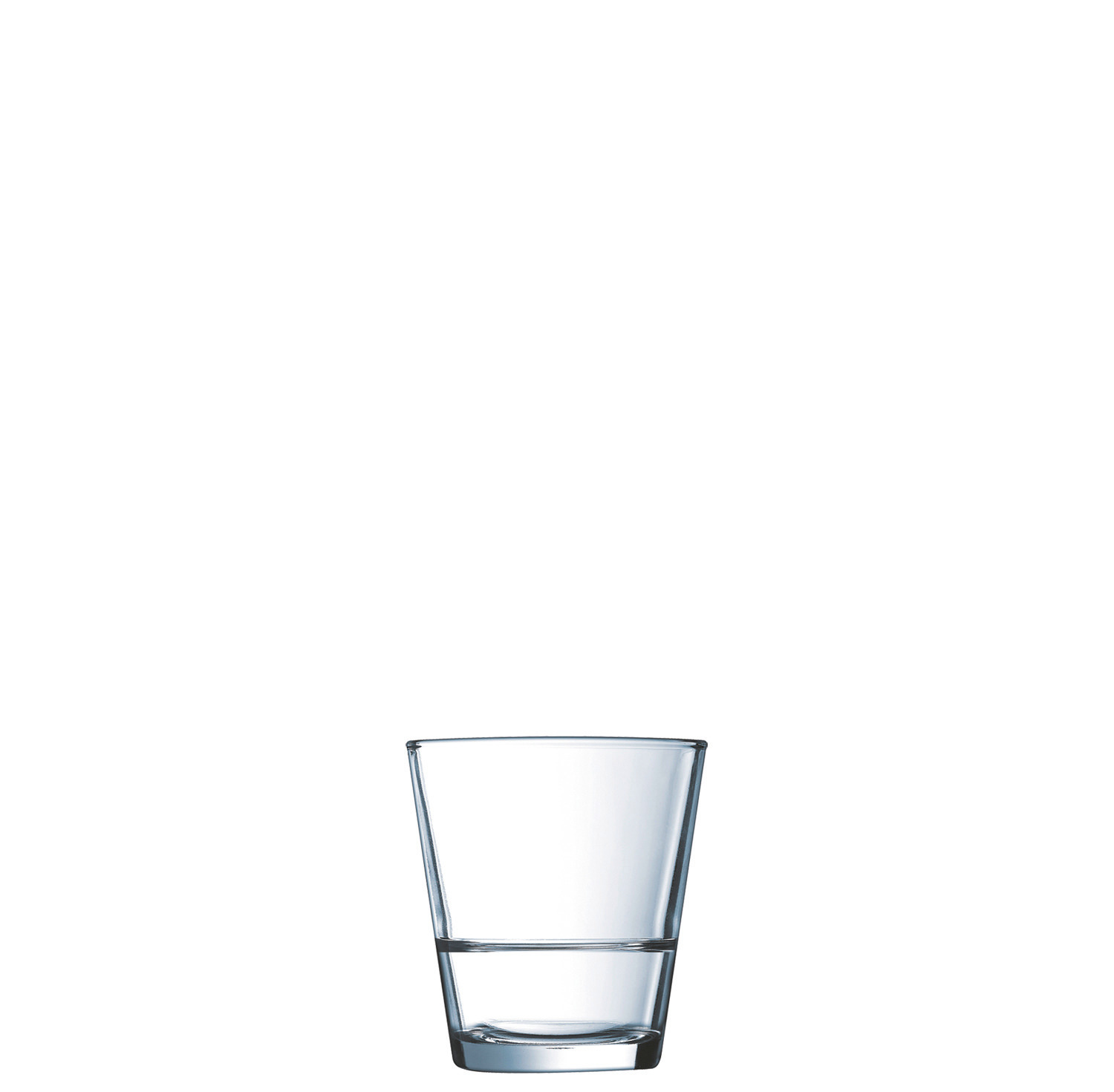 Whiskyglas stapelbar "FB26" 85 mm / 0,26 l transparent