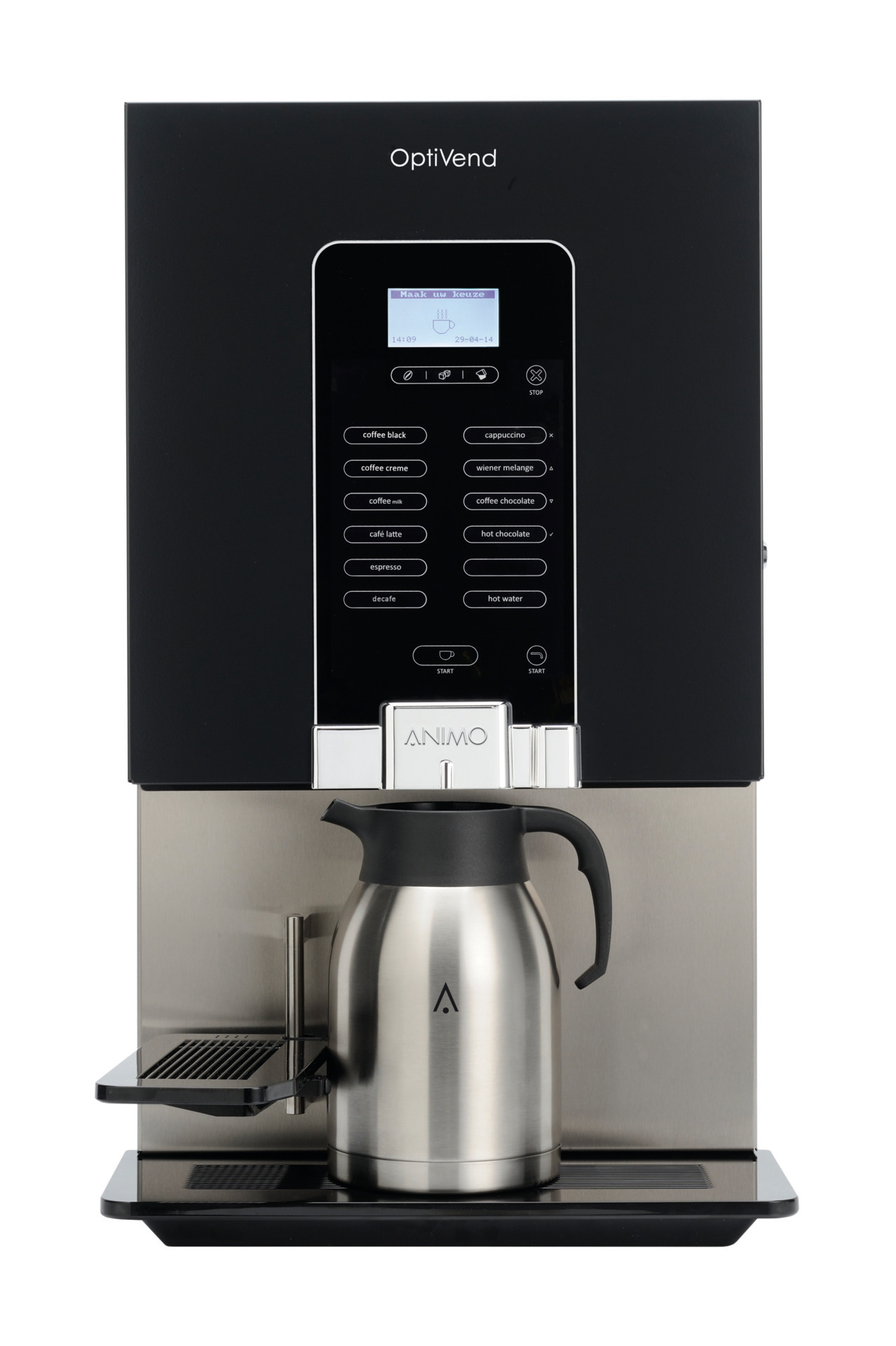 Kaffeevollautomat 2 x 5,10 l /  OptiVend 22 TS NG / schwarz