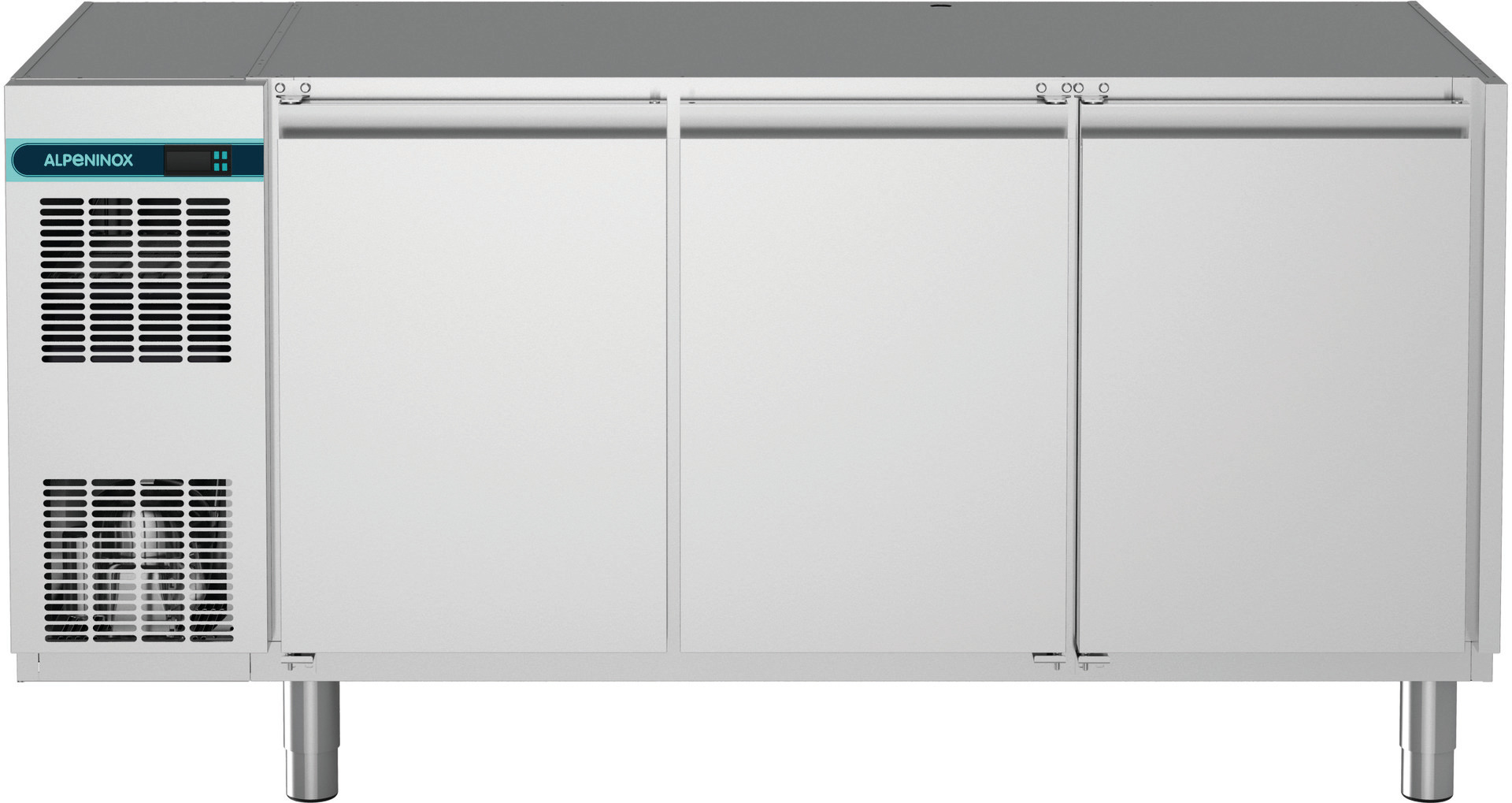 Umluft-Tiefkühltisch 236,00 l / 2 Türen  + 2 Schubladen für GN 1/1