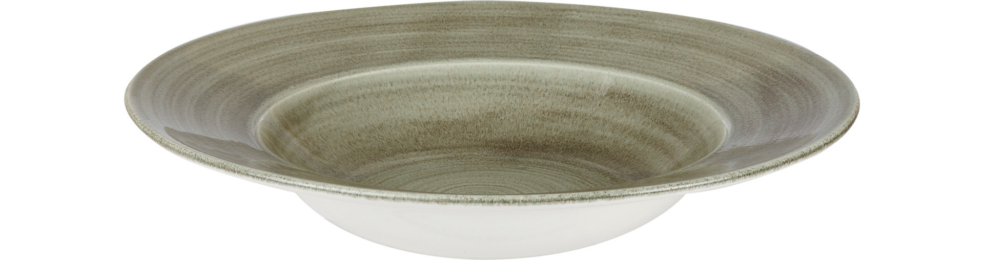 Teller tief mit breiter Fahne Profile 280 mm / 0,47 l Burnished Green