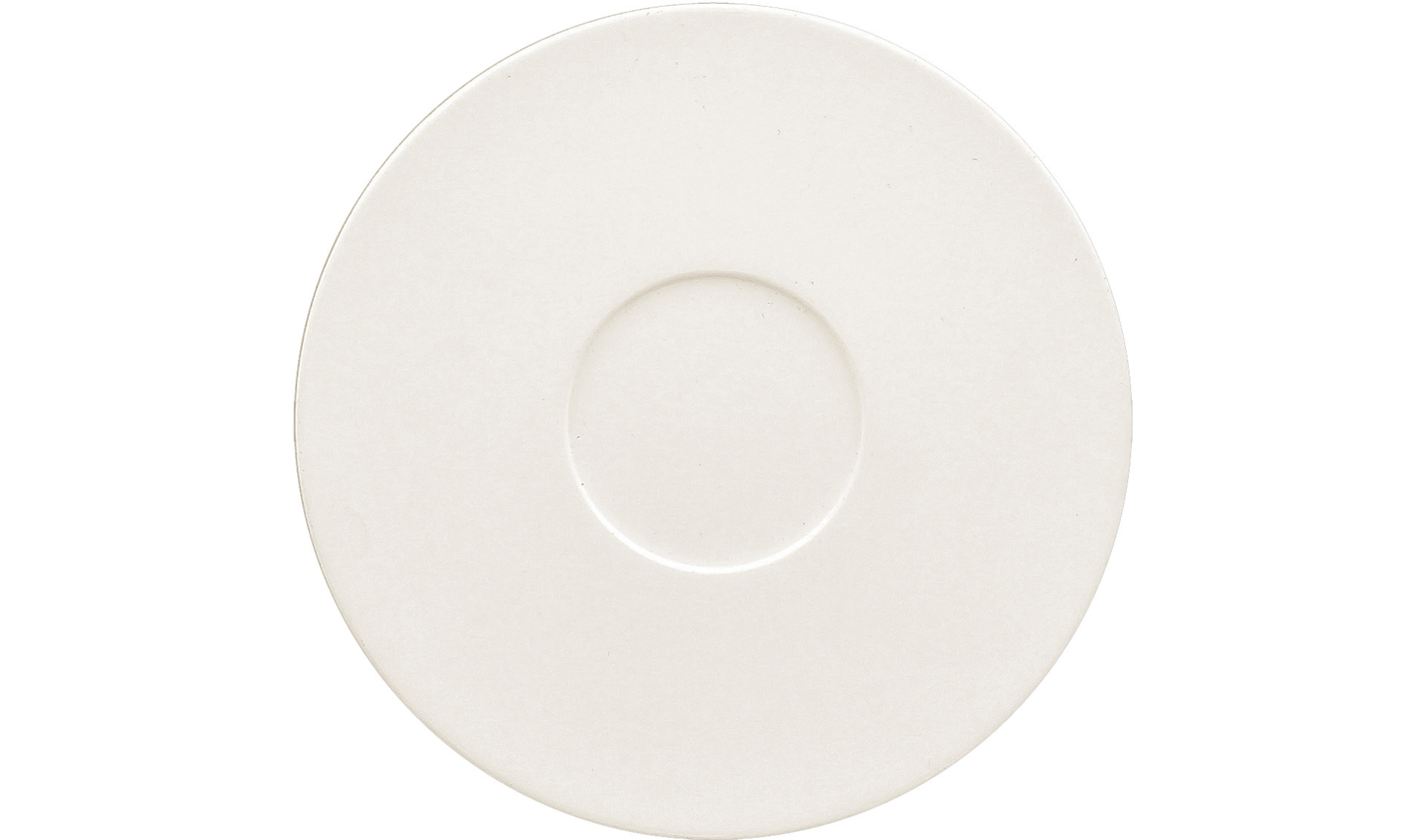 Platte rund 200 mm mit 1 Ring plain-white
