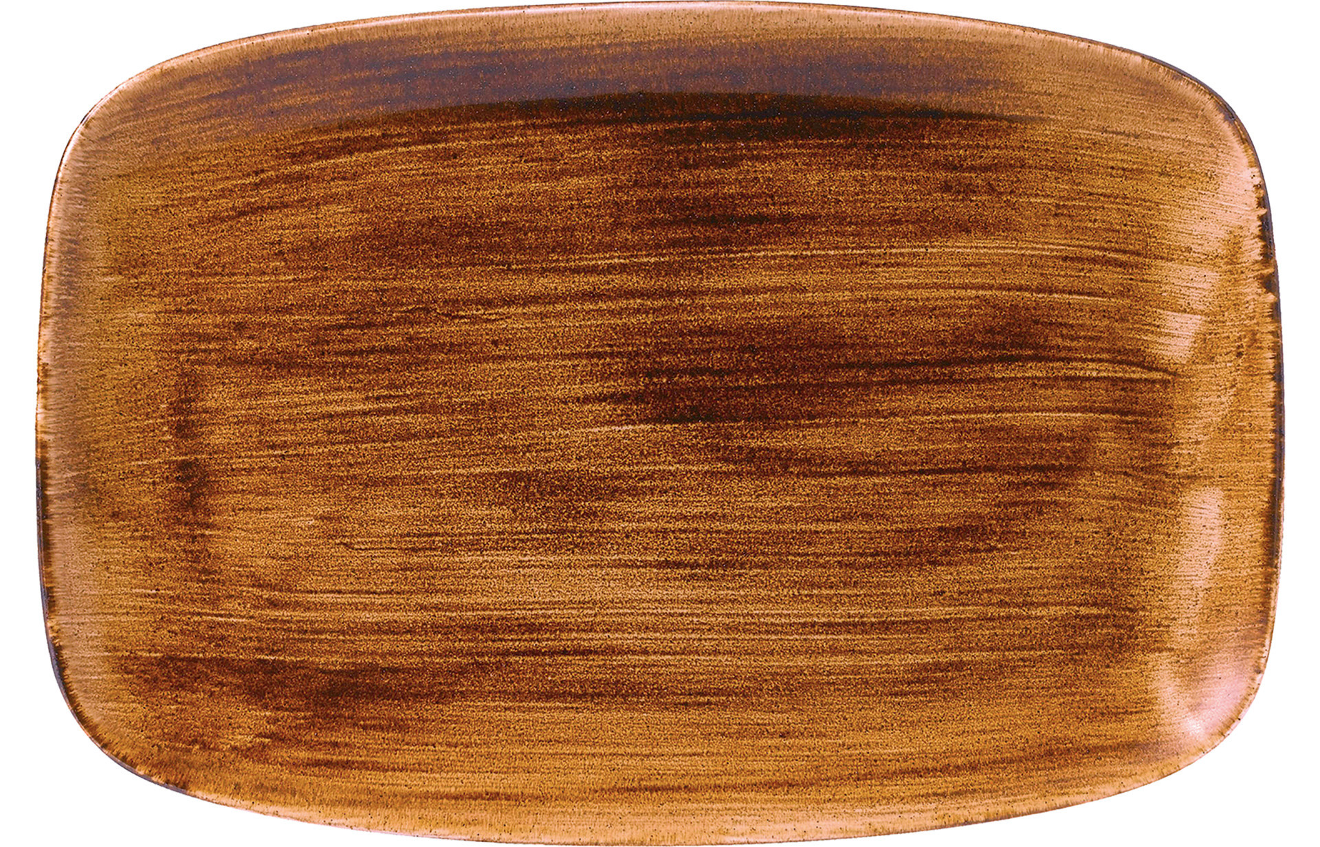Teller Chefs rechteckig 355 x 245 mm Vintage Copper
