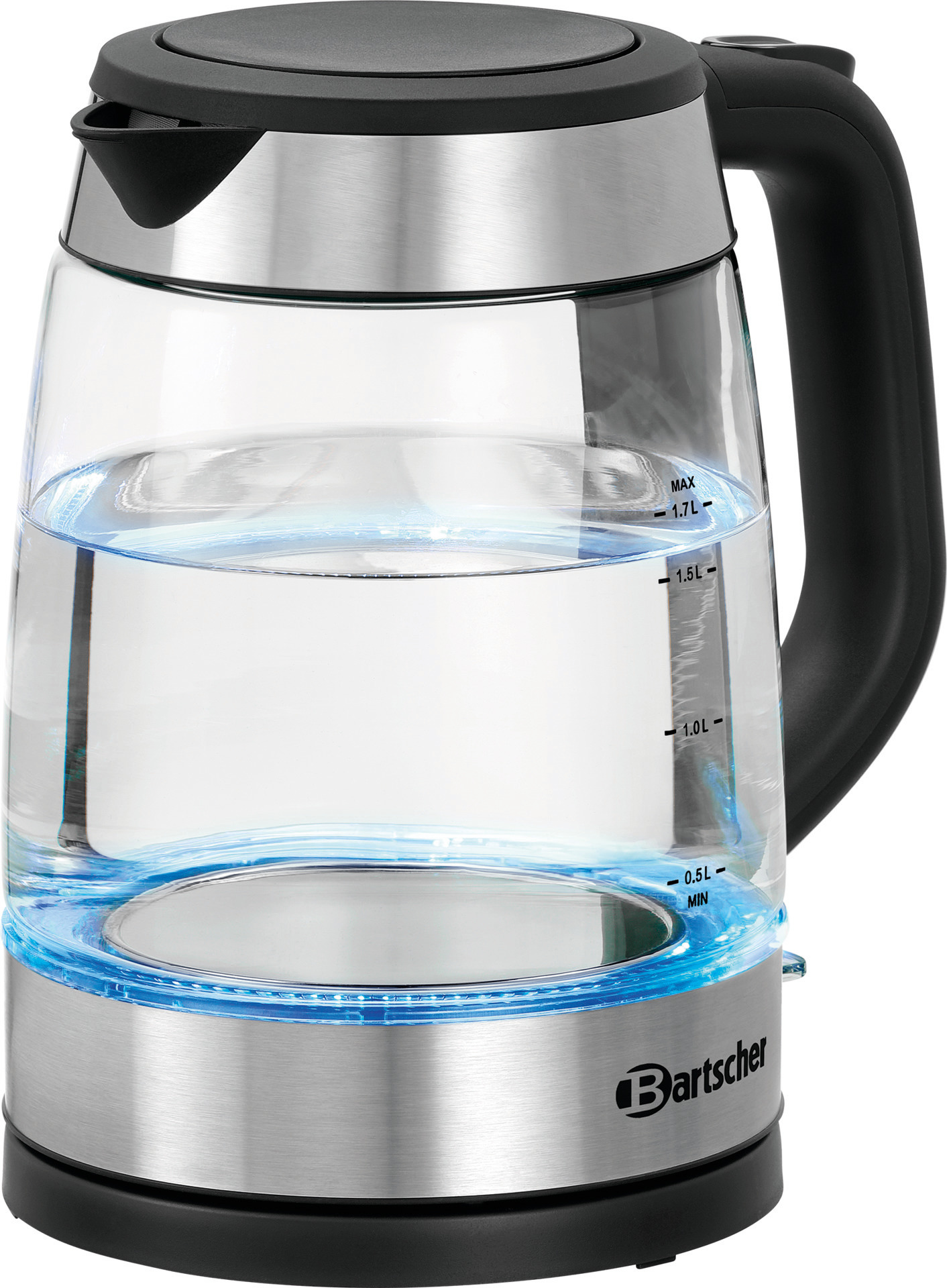 Wasserkocher 1,70 l Glas