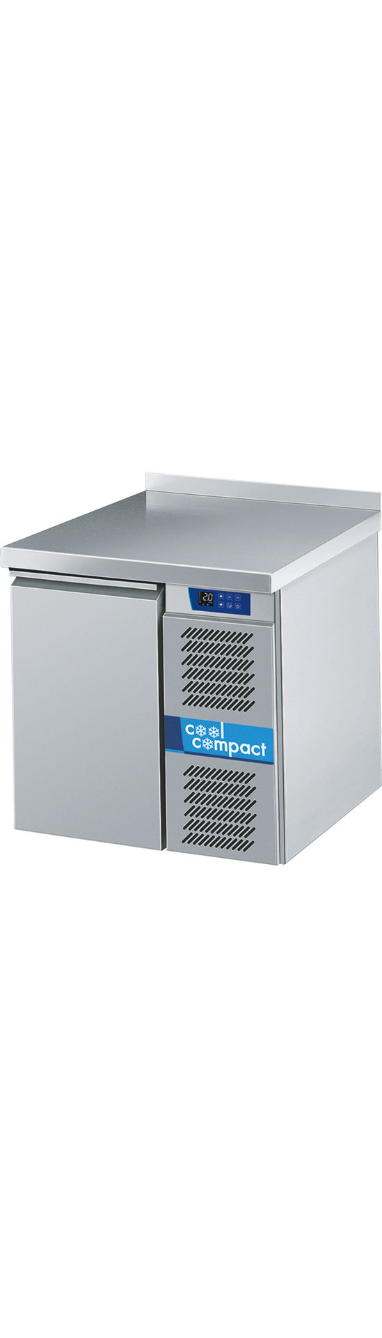 Tiefkühltisch 1 Tür je 9 x GN 1/1 /  mit Aufkantung hinten / zentralgekühlt