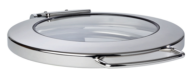 Chafing Dish rund 10,00 l / 440 x 480 x 390 mm mit Glasdeckel
