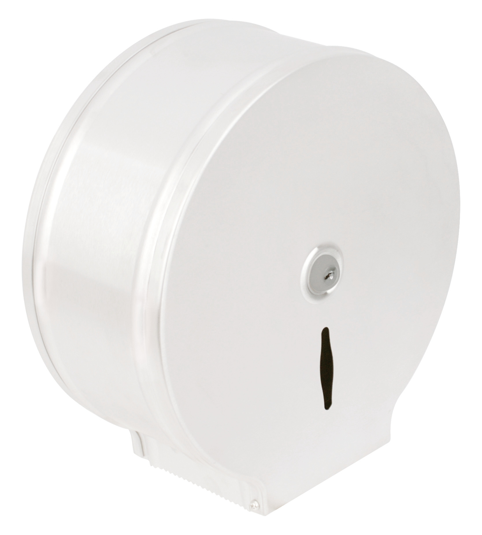 Toilettenpapier-Spender für 400 m Rolle Metall weiß 286 x 117 x 286 mm