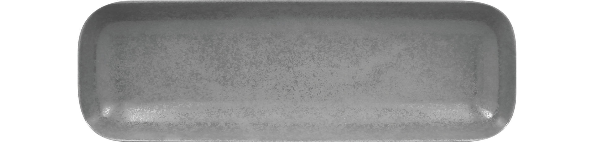 Schale rechteckig 330 x 110 mm grau