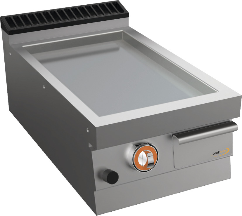 Gas-Grillplatte, glatt, 1 Heizzone