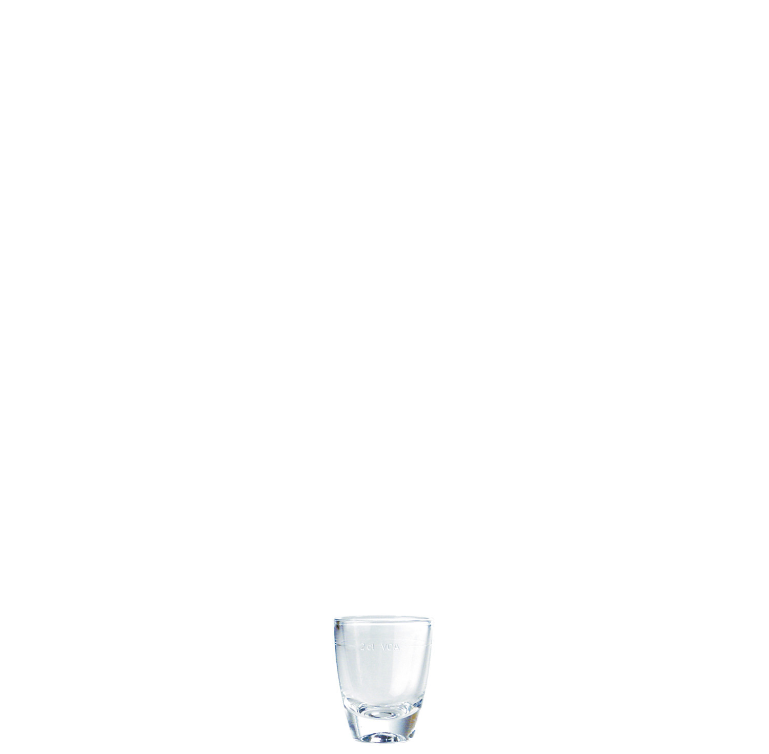 Schnapsglas "12" 42 mm / 0,04 l 0,02 /-/ transparent (24er Pack)
