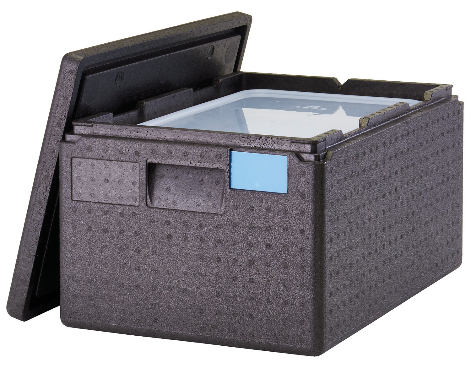 Wärmebox Toplader für GN 1/1-200 mm schwarz 400 x 600 x 316 mm