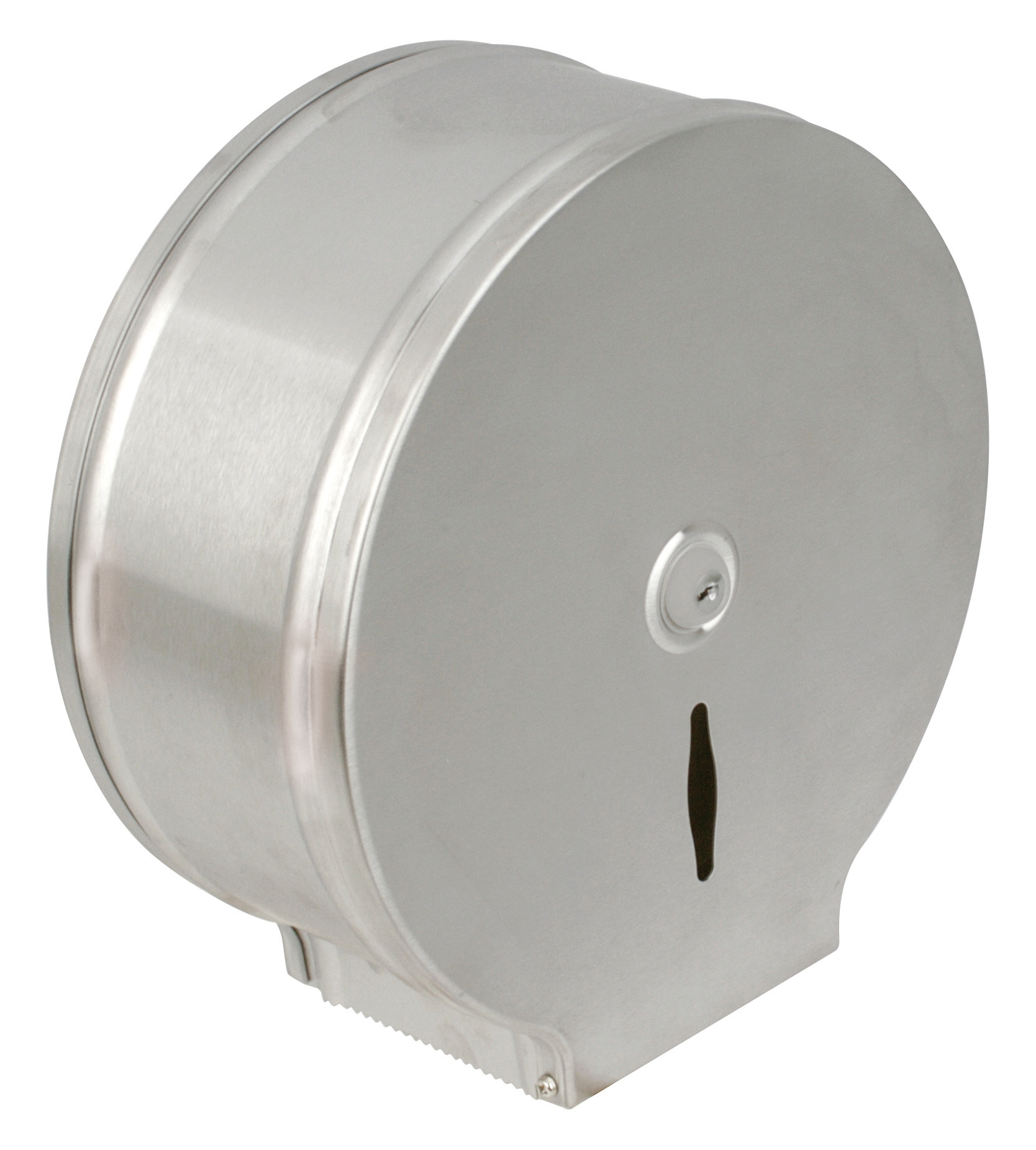 Toilettenpapier-Spender für 400 m Rolle Edelstahl matt 286 x 117 x 286 mm