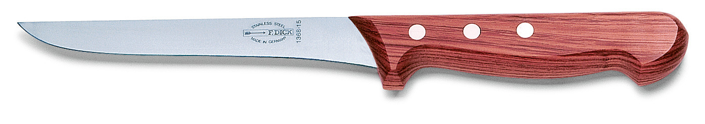 Ausbeinmesser Klingenlänge 130 mm schmal mit Bubingaholzgriff