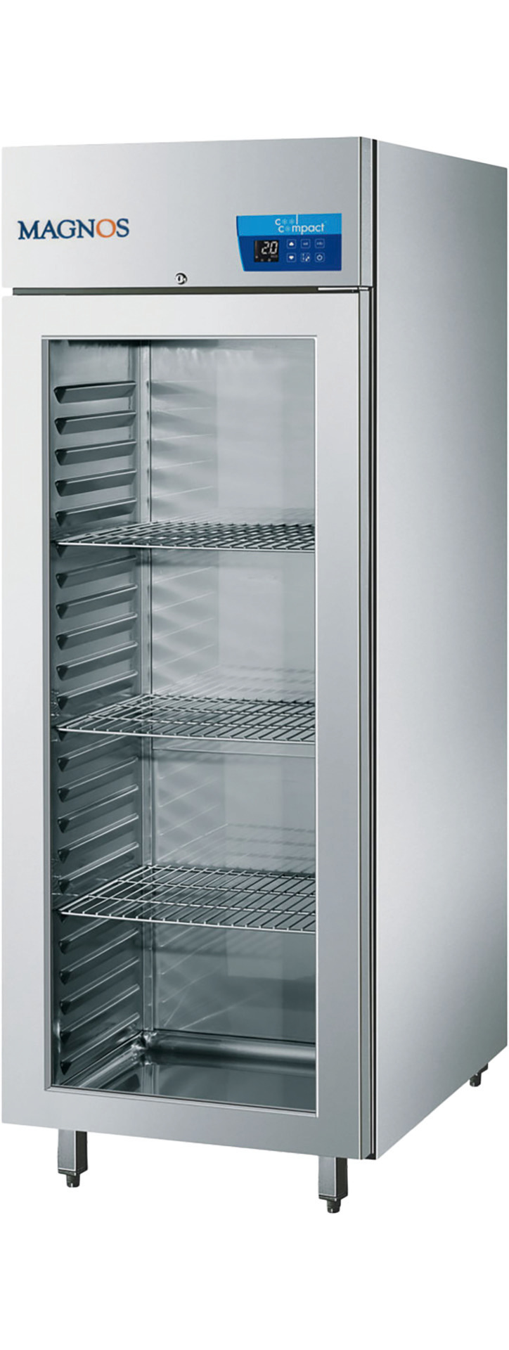 Umluft-Glastürtiefkühlschrank  23 x GN 2/1 / steckerfertig